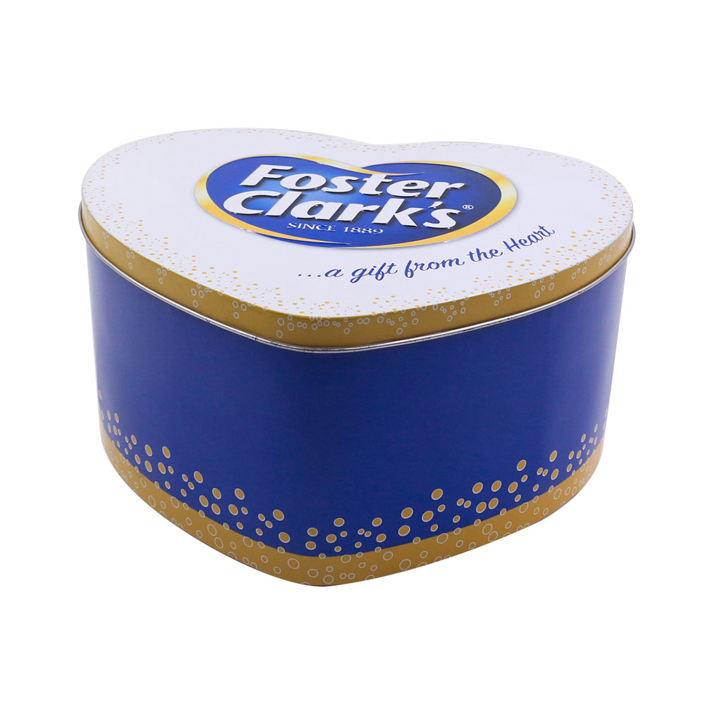 Heart-shaped Food Packaging Tin Box